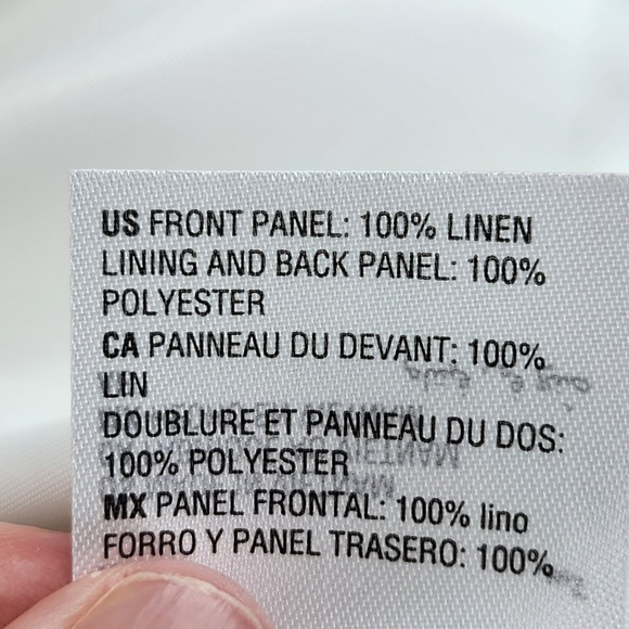 Bar III Suit Vest Mens XL White Linen Slim Fit Formal Wedding Party $115 New - Picture 6 of 8